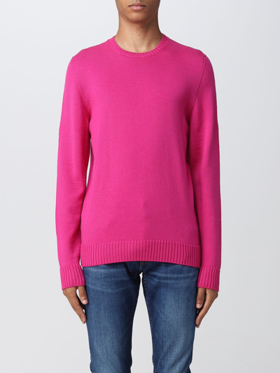 Shop Drumohr Sweater  Men Color Fuchsia