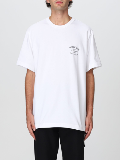 Shop Helmut Lang T-shirt  Men In White