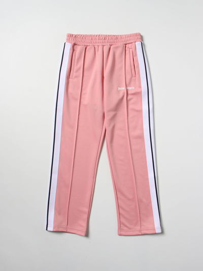 Shop Palm Angels Pants  Kids Color Pink