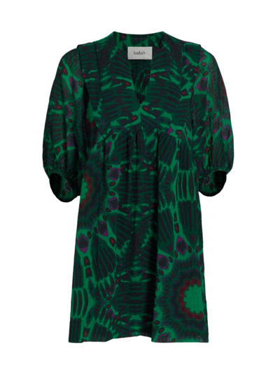 BA&SH WOMEN'S CLEO PRINTED MINIDRESS 