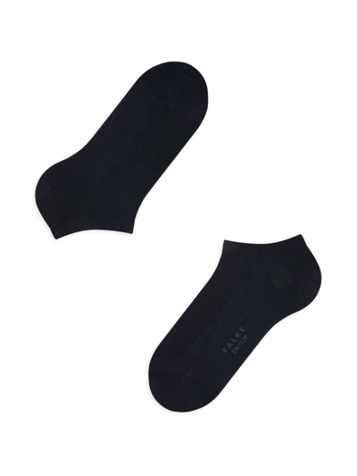 Shop Falke Men's Family Ankle Socks In Dark Navy