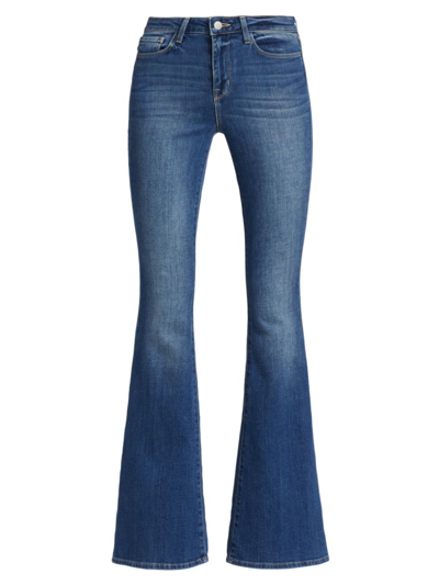 Shop L Agence Women's Bell High-rise Flare Jeans In Toledo