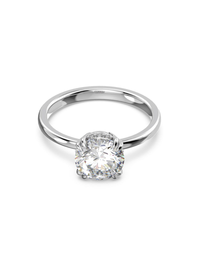 Swarovski Women's Constella Rhodium-plated & Crystal Cocktail Ring