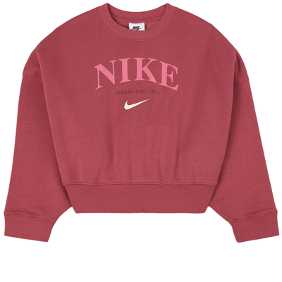 Nike Kids' Oversized Branded Sweater Sweet Beet In Purple | ModeSens