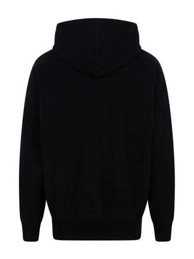 Supreme X Junya Watanabe Logo-print Hoodie In Schwarz