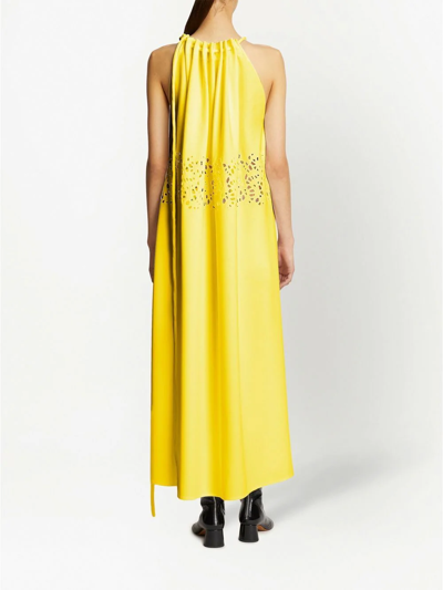 PROENZA SCHOULER BRODERIE ANGLAISE MIDI DRESS 