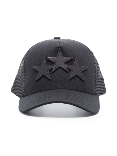 Shop Amiri Star Patch Baseball Hat In Black