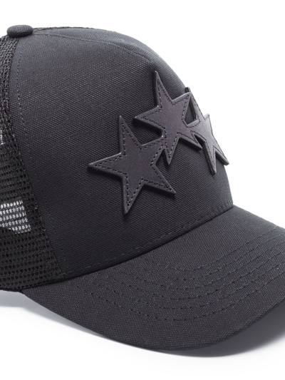 Shop Amiri Star Patch Baseball Hat In Black