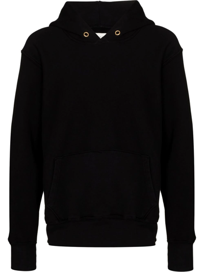 Shop Les Tien Relaxed-fit Hoodie In Black