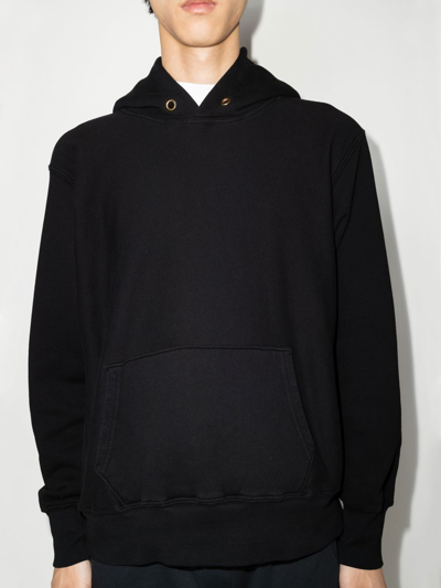 Shop Les Tien Relaxed-fit Hoodie In Black
