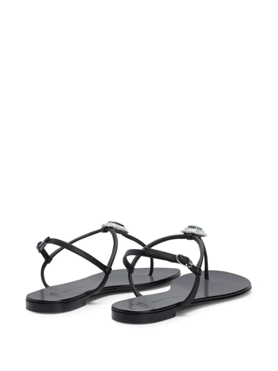 GIUSEPPE ZANOTTI HEPSIE T-BAR SANDALS 