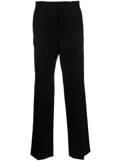 Shop Loewe Mid-rise Tailored Trousers In Schwarz