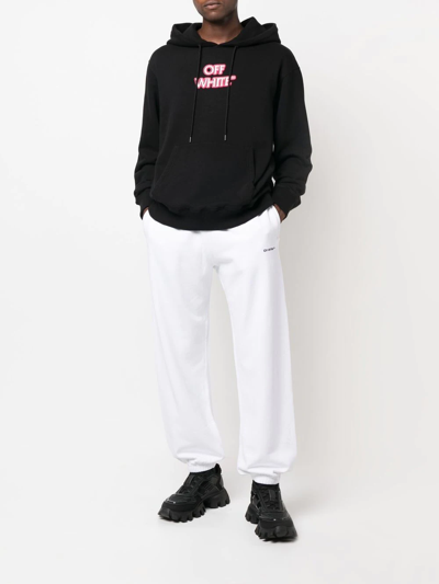 Shop Off-white Diag-print Track Pants In Weiss