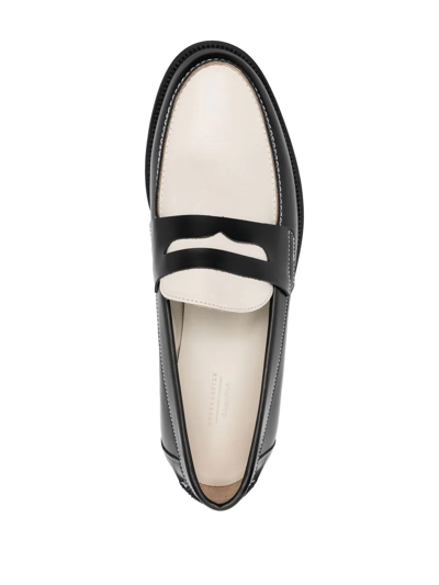 Duke & Dexter X Esquire Penny Loafer Shoes - Size 12 In Schwarz