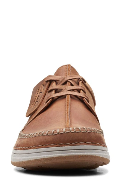 Shop Clarks Nature 5 Lace-up Sneaker In Beeswax Leather