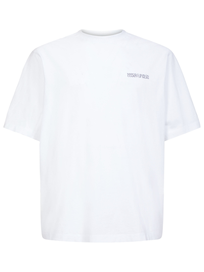 Shop Marcelo Burlon County Of Milan Marcelo Burlon Tempera Cross T-shirt In White