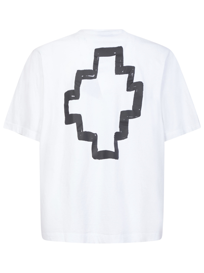 Shop Marcelo Burlon County Of Milan Marcelo Burlon Tempera Cross T-shirt In White