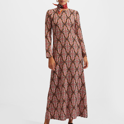 La Doublej Dress With Tapestry Pattern In Tapestry