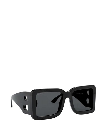 Shop Burberry Eyewear Be4312 Black Sunglasses