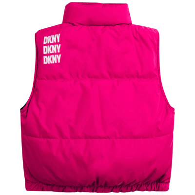 Shop Dkny Reversible Jacket In Black