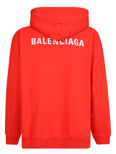 Shop Balenciaga Fleece In Red