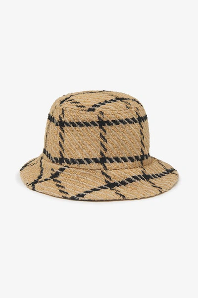 Shop Anine Bing Cami Bucket Hat In Brown