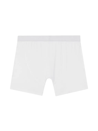 Shop Balenciaga Logo-waistband Boxer Briefs In White