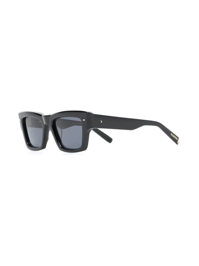 Shop Valentino Square-frame Sunglasses In Black