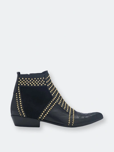 Shop Anine Bing Charlie Boots In Gold