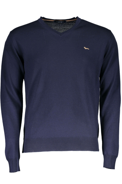 Pre-owned Harmont & Blaine Herren Pullover Sweatshirt Mit V-ausschnitt, Langarm