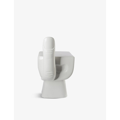 Shop Pols Potten White Fist-shaped Acrylic Chair 67cm
