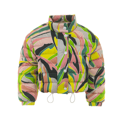 Shop Emilio Pucci Printed Down Jacket