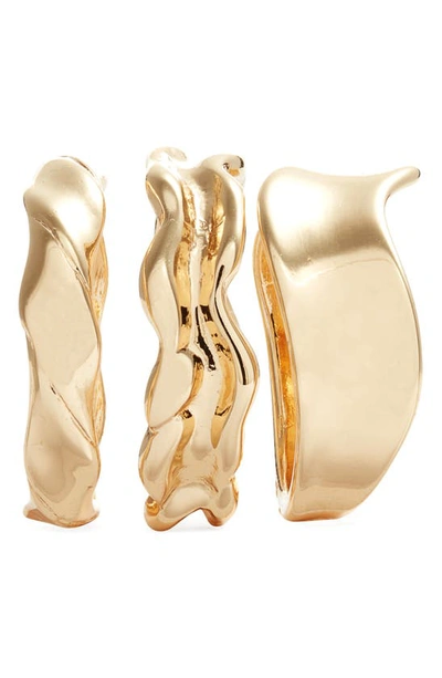 Shop Nordstrom Set Of 3 Rings In Gold