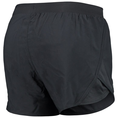 Shop Under Armour Black Wisconsin Badgers Fly By Run 2.0 Performance Shorts