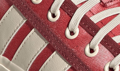 Shop Adidas Originals Kids' Nizza Sneaker In Red/ White