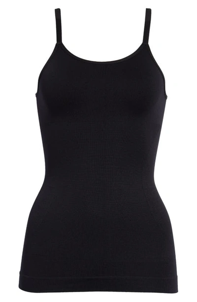 Shapermint Essentials All Day Every Day Scoop Neck Cami in Black