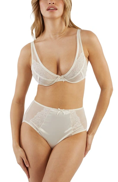 Shop Playful Promises Ellery Classic High Waist Briefs In Ivory