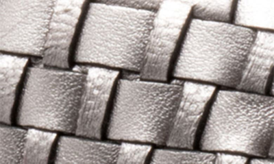 Trotters Dea Woven Slingback Pump In Pewter