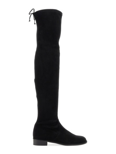 Shop Stuart Weitzman Boot Lowland In Black