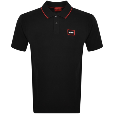 Shop Hugo Demlock Polo T Shirt Black