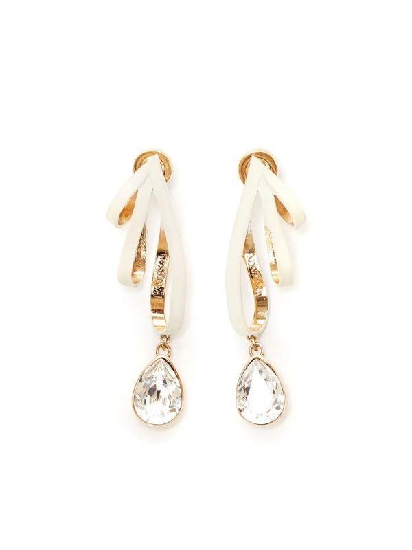 JW Anderson crystal-embellished earring - Silver