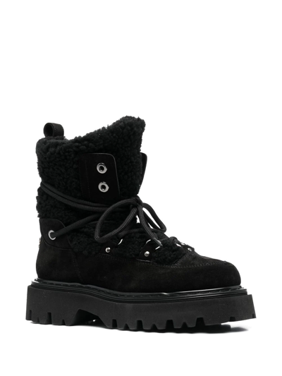 Casadei Suede Ankle Boots In Black