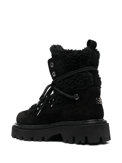 Casadei Suede Ankle Boots In Black