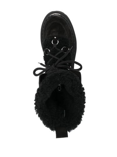 Casadei Suede Ankle Boots In Black