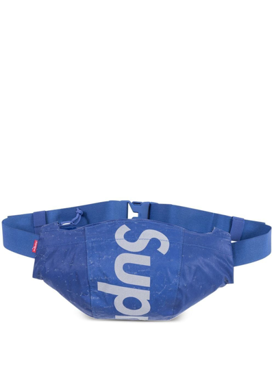 Shop Supreme Reflective Speckled Belt Bag In Blue