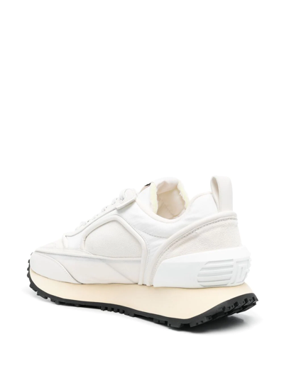 Shop Balmain Racer Low-top Sneakers In White