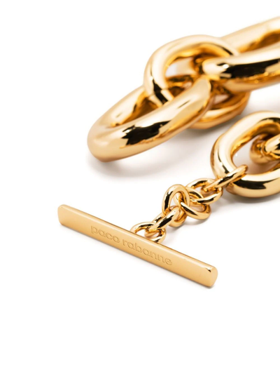 Rabanne Collier Xl Link In Gold-tone Aluminium In Gold