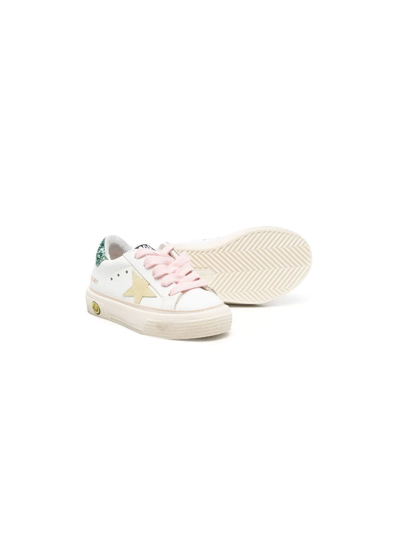 Shop Golden Goose Star-patch Low-top Sneakers In White