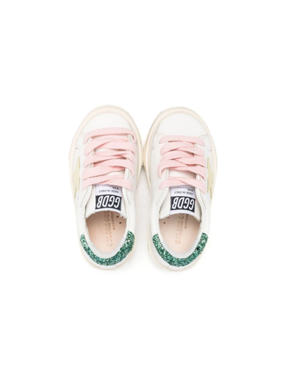 Shop Golden Goose Star-patch Low-top Sneakers In White