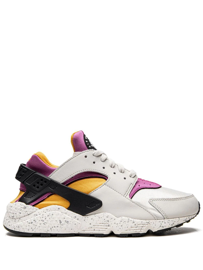 Shop Nike Air Huarache ''light Bone/lethal Pink-univers'' Sneakers In Grey